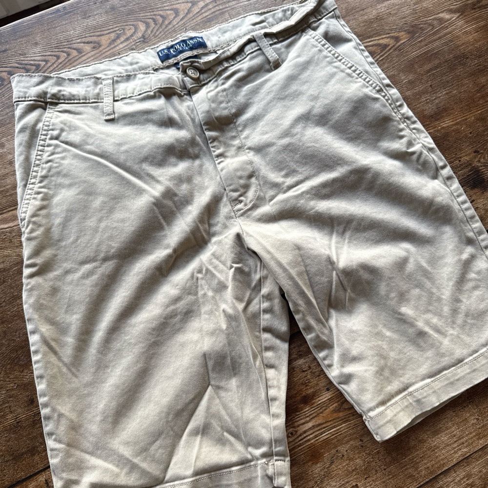 Us Polo Assn. Men's Tan Shorts